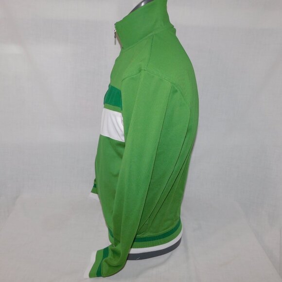 Vintage Billabong Mens L Green White Full Zip Track Jacket - Picture 7 of 10